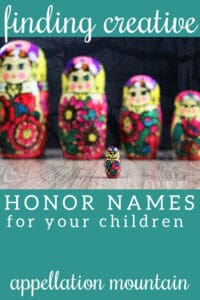 Creative Honor Names