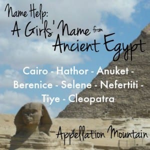 Name Help: Egypt