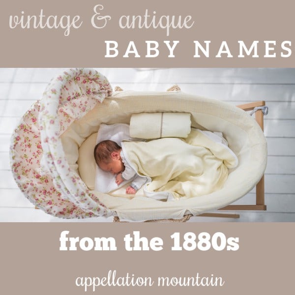 1880s baby names