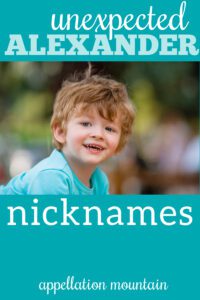 Alexander nicknames
