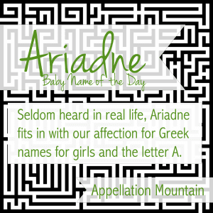 Ariadne: Baby Name of the Day