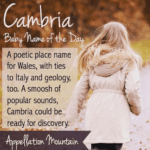 Cambria: Baby Name of the Day