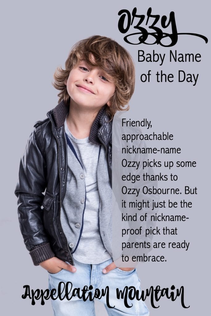 Ozzy: Baby Name of the Day