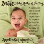 Zaire: Baby Name of the Day