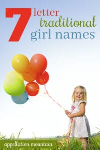 Seven Letter Traditional Girl Names