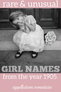 vintage girl names