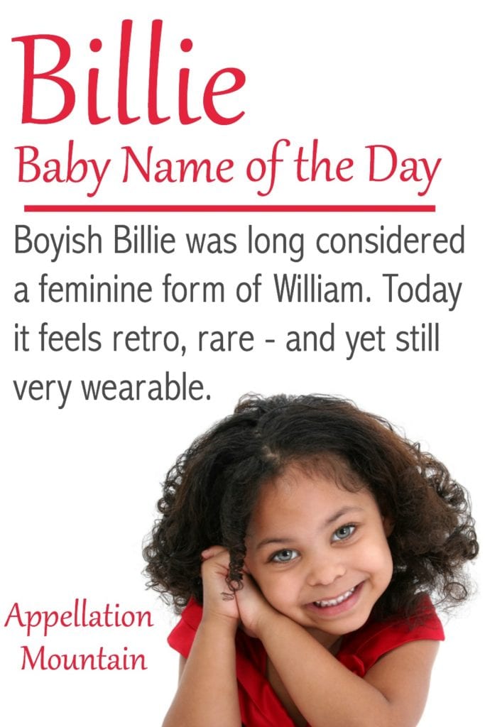 Billie: Baby Name of the Day