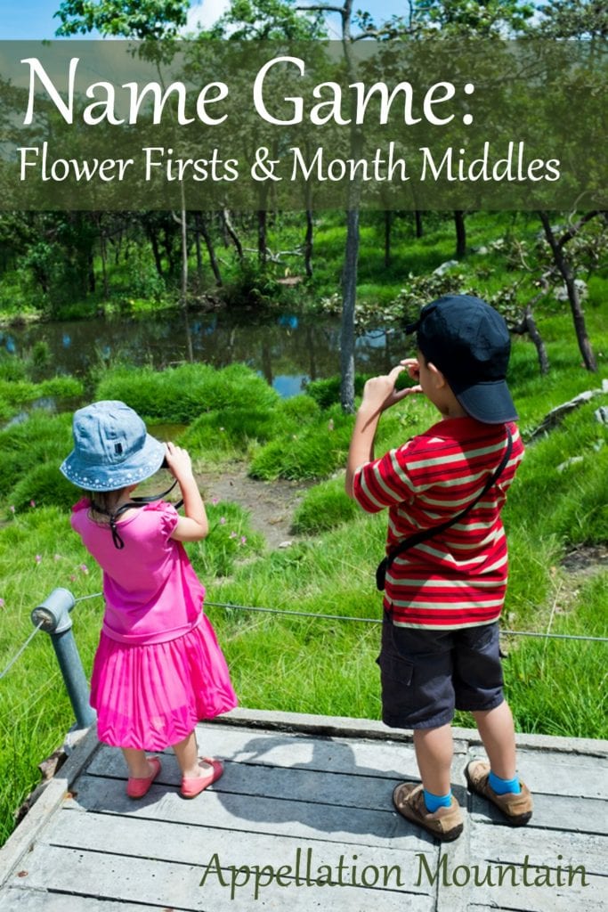 Name Game: Flower Firsts and Month Middles