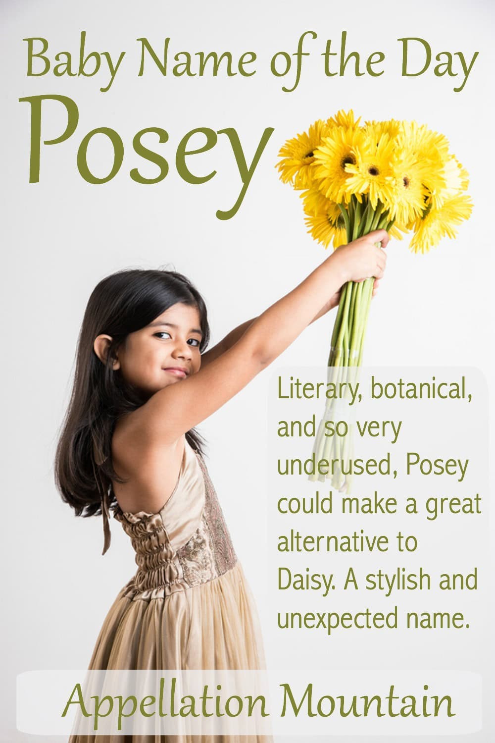 Posey Baby Name Of The Day Appellation Mountain