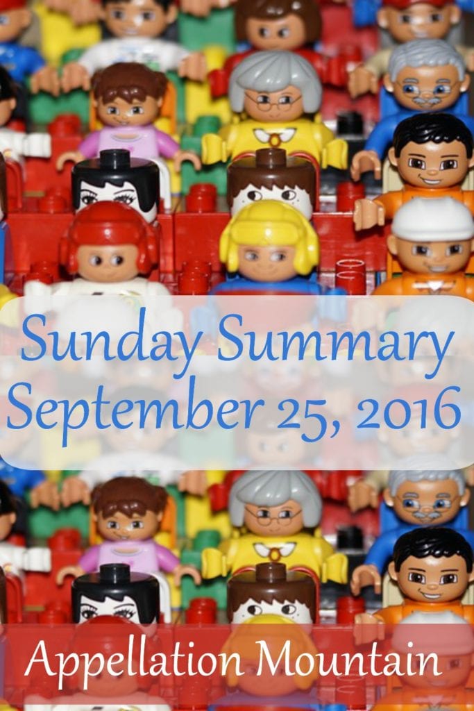 Sunday Summary 9.25.16