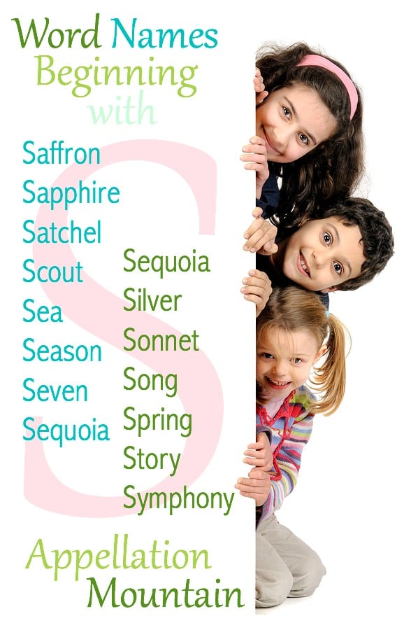 Word Names Beginning with S