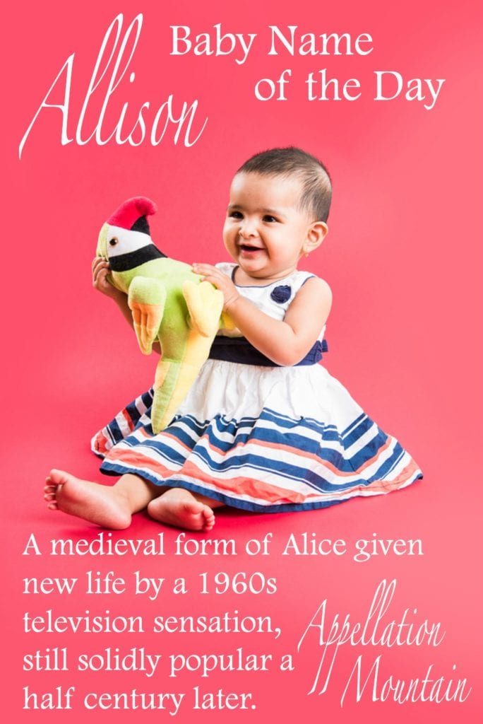 Allison: Baby Name of the Day