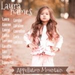 Laura Names: Lorelai, Laureline and Lara