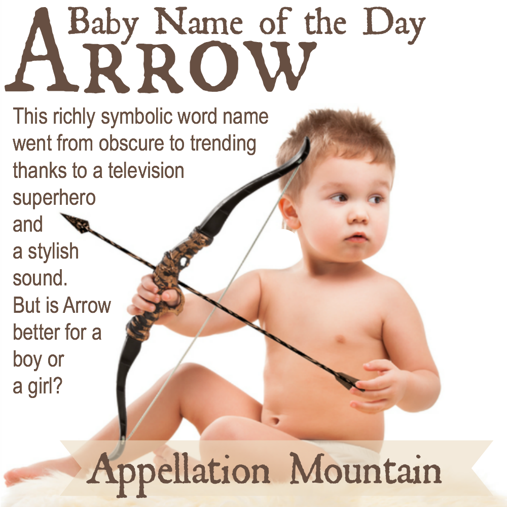 Arrow: Baby Name of the Day