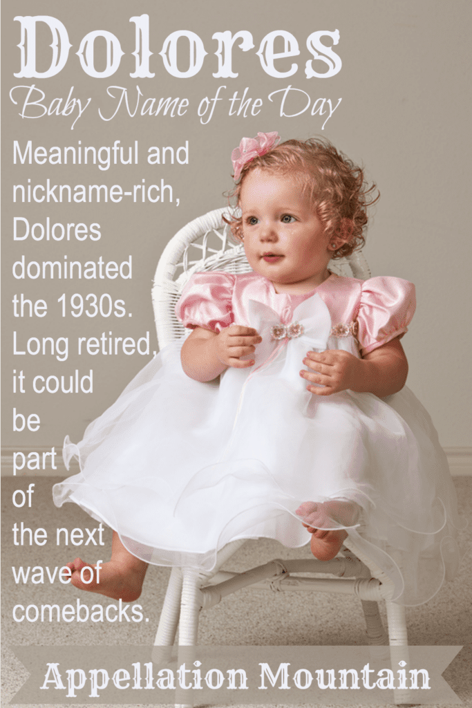 Dolores: Baby Name of the Day