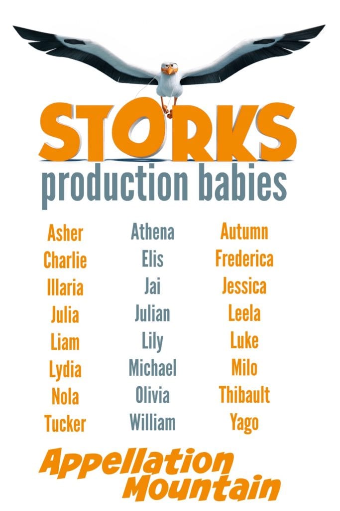 Storks production babies