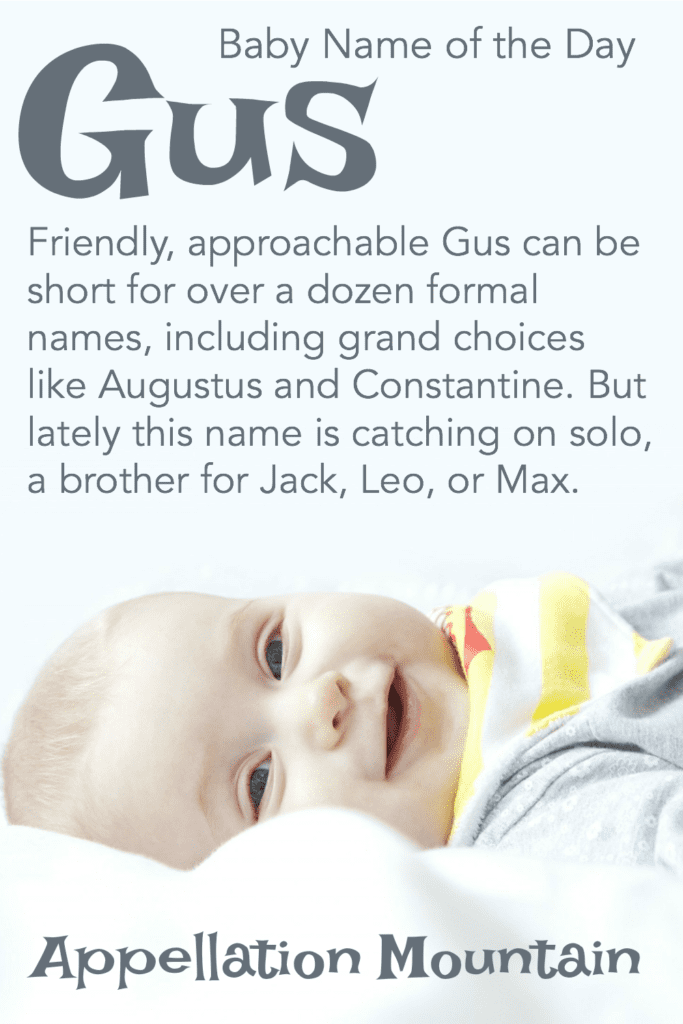 Gus: Baby Name of the Day