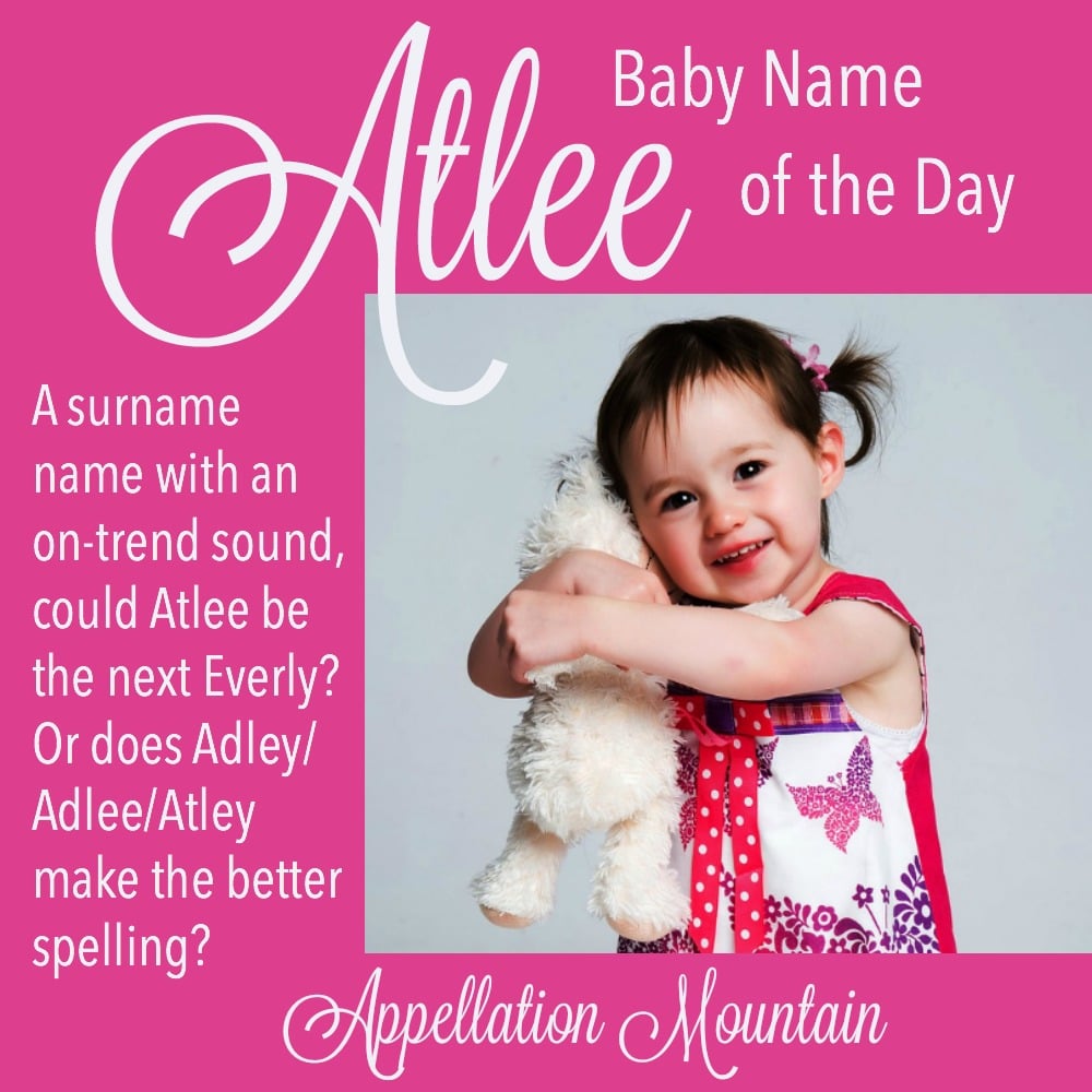 Atlee: Baby Name of the Day