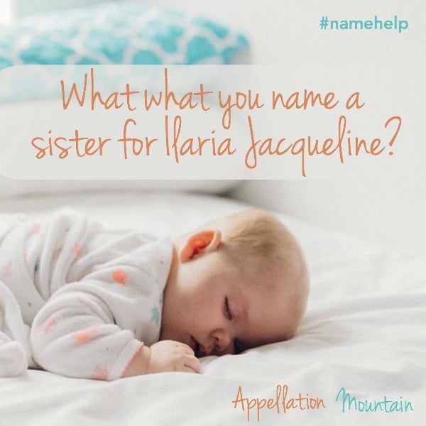 Name Help: A sister for Ilaria