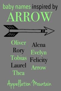 Arrow baby names