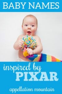 Pixar baby names