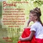 Brooke: Baby Name of the Day