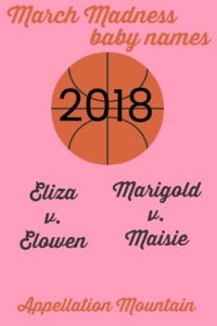 March Madness baby names 2018 Girls SemiFinals