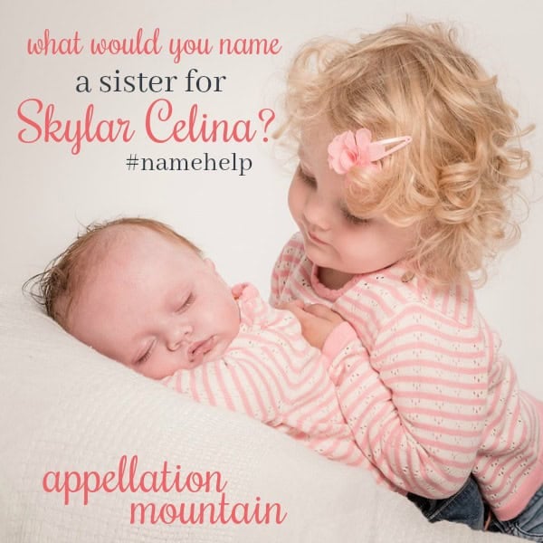 Name Help: A Sister for Skylar Celina