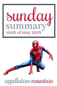 Sunday Summary 5.6.18