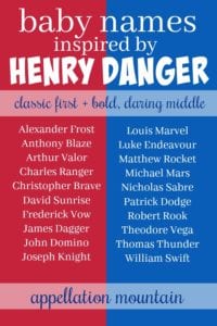 Henry Danger baby names