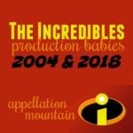 Incredibles Production Babies: Original and Incredibles II