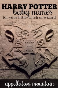 Harry Potter baby names