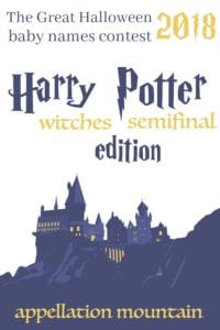 Harry Potter baby names witches semifinal