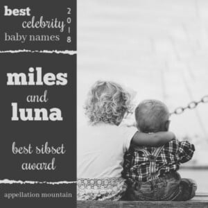 Celebrity Baby Names 2018: Best Sibset