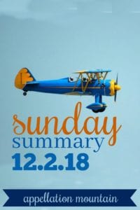 Sunday Summary: 12.2.18