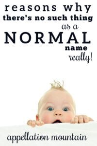 Myth of the Normal Name
