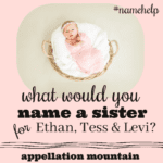 Name Help: Ethan, Tess, Levi, and …