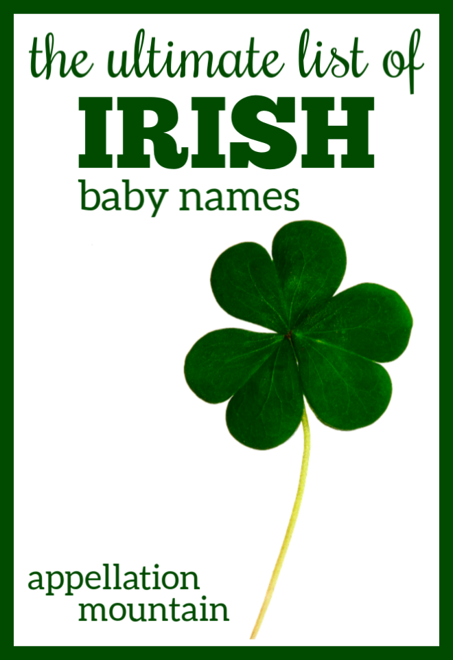 Irish Baby Names: The Ultimate List of Lists