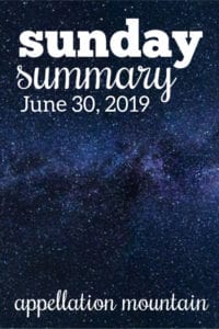 Sunday Summary 6.30.19