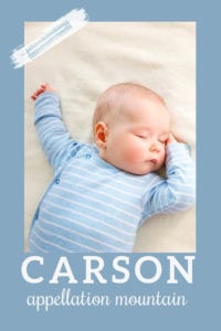 baby name Carson