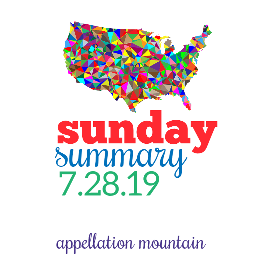 Sunday Summary: 7.28.19