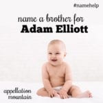 Name Help: A Brother for Adam