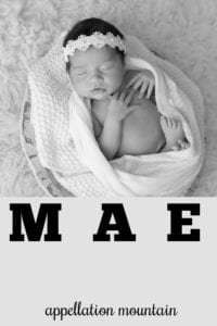 girl name Mae