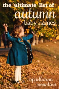 Autumn Baby Names