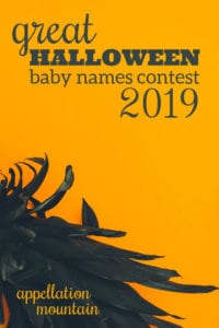 Great Halloween Baby Names Contest 2019: Boys Final