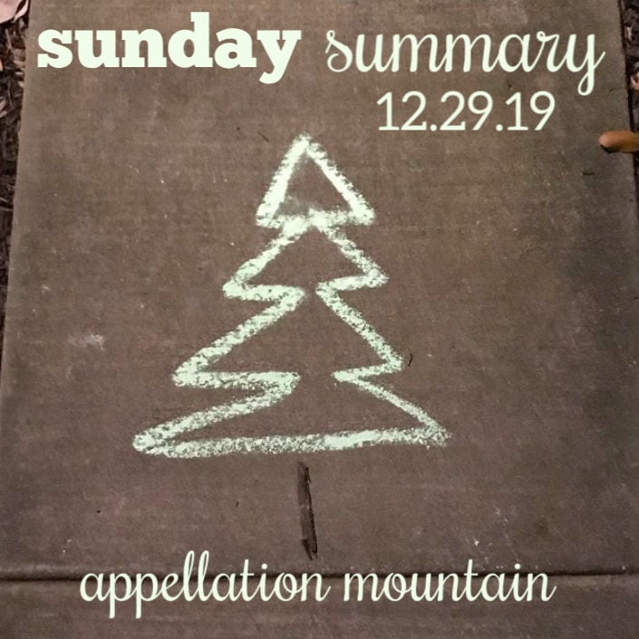 Sunday Summary: 12.29.19