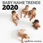 baby name trends 2020