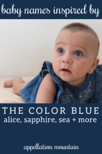 baby names that mean blue