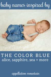 baby names meaning blue