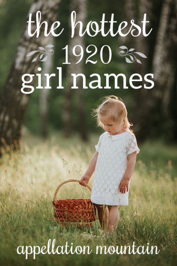 Hottest 1920 Girl Names - Appellation Mountain